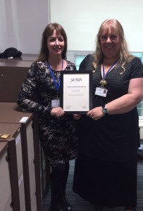 Digital Literacy Team receive an award for contribution to digital participation, both within and outwith SQA